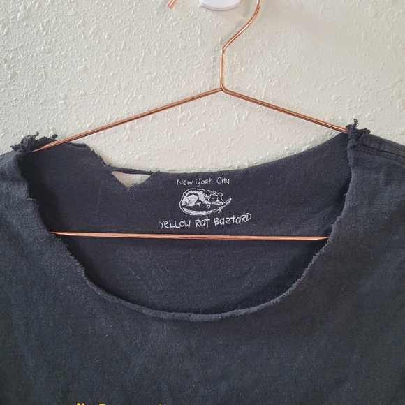 McCallaghan The Golden Hearted Boy Distressed Neck Shirt Size XL (Estimated) NYC - Picture 5 of 10